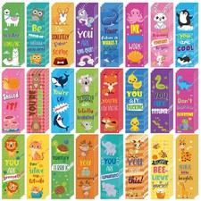 96 Pcs 24 Styles Bookmarks Bulk Teacher Bookmarks for Students Back to School...