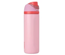 Owala FreeSip 24oz Insulated Stainless Steel Water Bottle –Pink, Angel Food Care