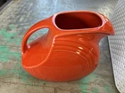 Homer Laughlin Fiestaware Jug Beverage Pitcher Scarlet Red Water Fiesta Ware