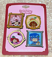STRAWBERRY SHORTCAKE ENAMEL PIN SET OF 4