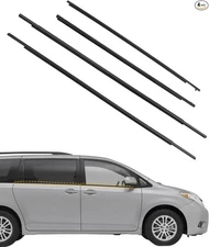 Window Trim Seal, Weather Strip Belt Set, Compatible with 2011-2020, Replace#6