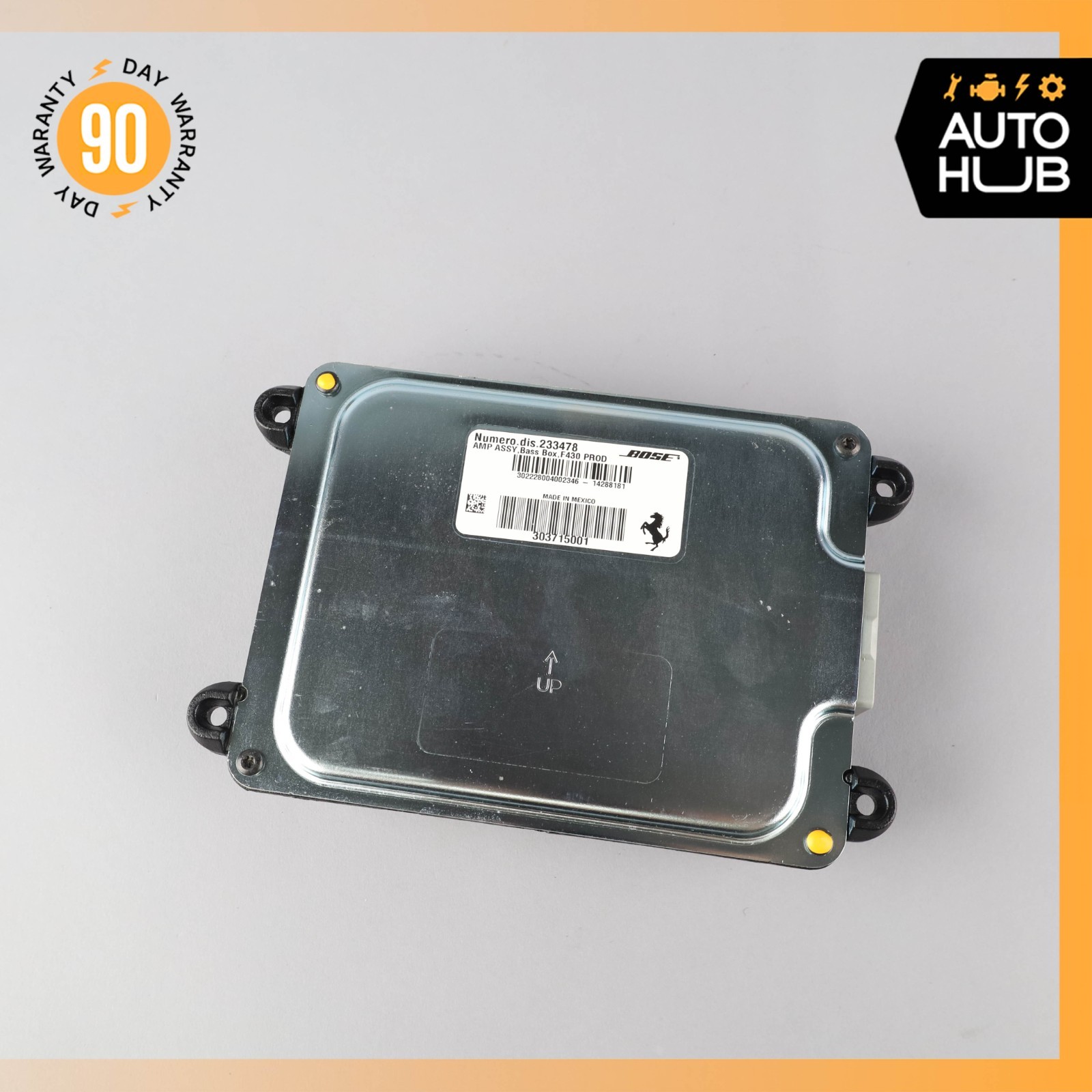05-19 Maserati GranTurismo M145 / Ferrari F430 Bose Audio Amplifier Amp OEM 30k