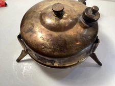 1940's Optimus No. 00 Camping Stove Gas Kerosene Brass Made In Sweden AS/IS