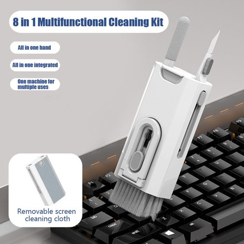 Kit de Brosse de Nettoyage pour Clavier D'Ordinateur Huit en un Stylo de Ne8788 - Afbeelding 2 van 10