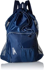 Unisex-Adult Drawstring Deluxe Ventilator Mesh Equipment Bag