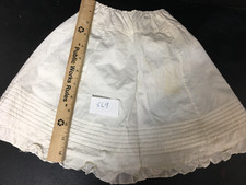 SL9 - Vintage Cotton Half Slip - 12.5" long, 7" across at waist