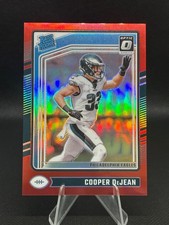 2024 Panini Donruss Optic - Rated Rookie Cooper DeJean #221 True Red /125 (RC)