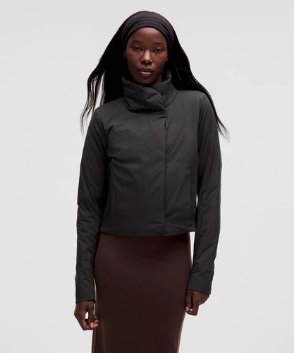 Lululemon Sleek City Primaloft Jacket Size 8 Black New