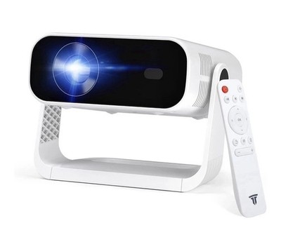 ZDK 2026 Smart Projector,  Android WiFi 6 and BT5.4, Support 4k Native 1080p