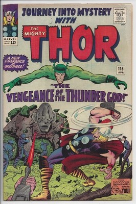 Journey Into Mystery #115 (1965) Marvel Comics - Absorbing Man - Jack Kirby - VG
