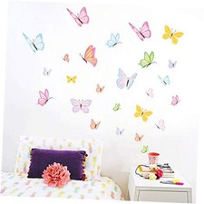 Colorful Butterfly Wall Decals Vibrant Butterflies Wall Stickers Kids