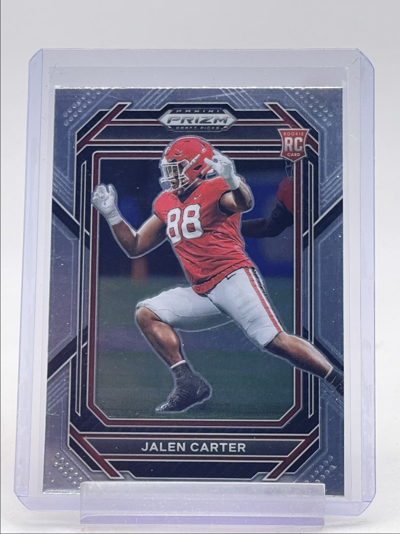 JALEN CARTER 2023 PANINI PRIZM DRAFT ROOKIE FOOTBALL #163 RC Q3735