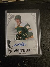 2022-23 Upper Deck SPX White Out Rookies Matt Boldy #WOR-MB