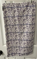 NWT Rizzy Home Purple Floral Embroidered Cotton Pillow Cover 14” x 26”