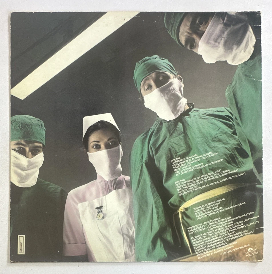 Rainbow -   Difficult To Cure  - Vinyl LP Album Record 1981 -  Polydor EX / VG+ - Image 2 of 4