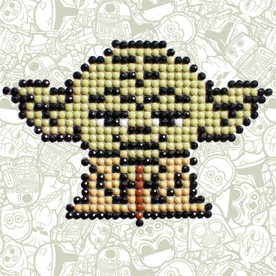 Diamond Dotz Yoda Fun - Diamond Painting Kit - 4 x 4