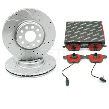 Für VW Golf Gti Edition 35 Bremsscheiben Gelocht Vorne Keramik Bremsbeläge 312mm