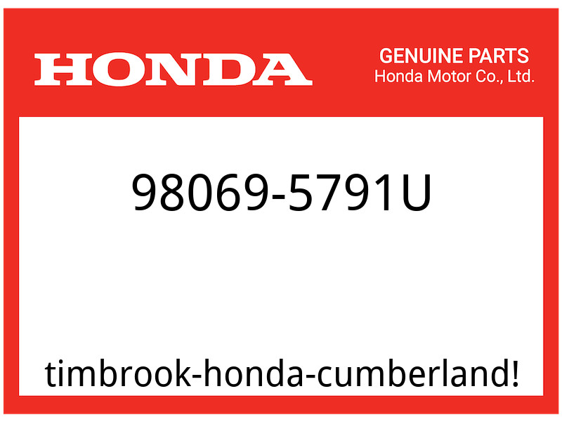Honda OEM Part 98069-5791U SPARK PLUG IJR7A9 NGK