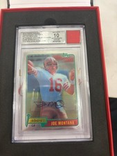 Joe Montana Auto BGS 10 Game Worn 1979 Japan Bowl Patch Jersey Fusion 49ers