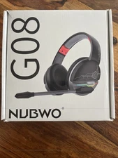 NUBWO G08 Dual Wireless Gaming Headset with Mic for PS5/PS4, PC, Mobile & Tablet