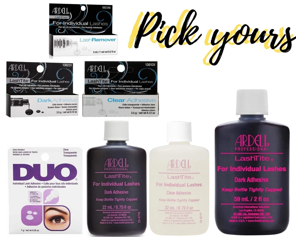 Ardell LashTite/LashGrip/DUO/Quick-Set Individual/Strip Lash Adhesive Dark/Clear - Image 1 of 1