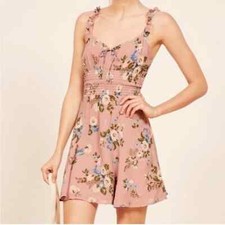 Reformation Elyse Floral Mini Dress
