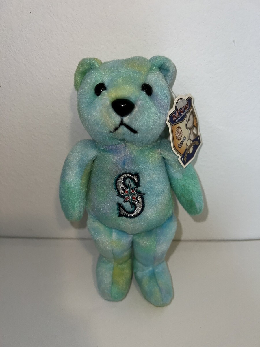 MLB Seattle Mariners Ichiro 51 MVB Beanie Bear Tie Dye Colored NEW 