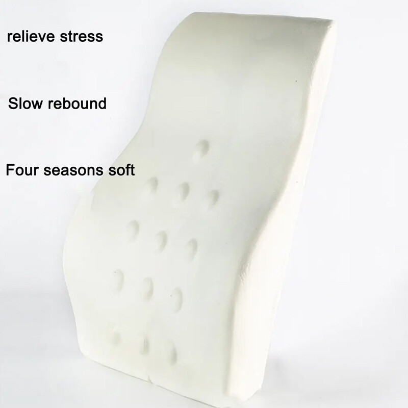 Memory Foam Lumbar Back Support Cushion Chair Sofa Car Seat Pillow Pain