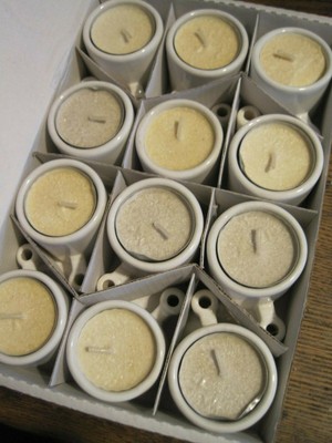 IKEA Interlock 12 Votive Tea LIGHT WH Candle Holders ...
