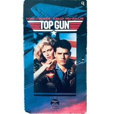 Top Gun VHS Tom Cruise Kelly McGillis Val Kilmer Military Navy Action Drama 1986