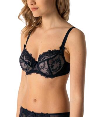 Empreinte Louise Low-Neck BH 08184 ungepolstert Bügel Luxus Dessous marine