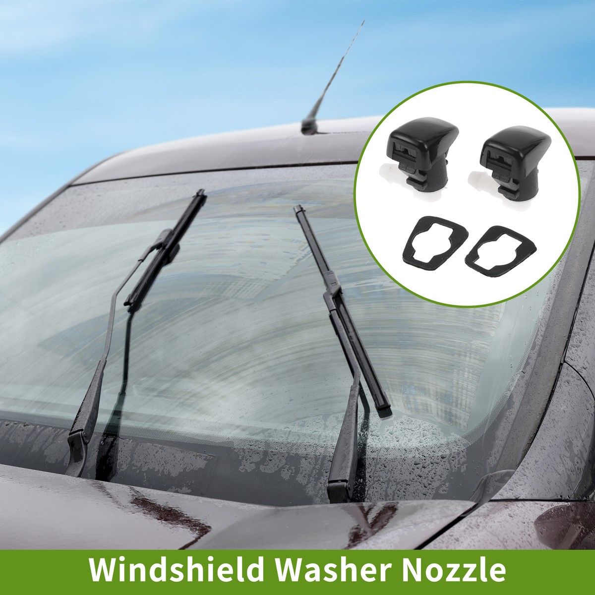 Unbranded 2-Pack Front Washer Nozzle Set – Fits Jeep Grand Cherokee 2011-2020 (68260443AA)