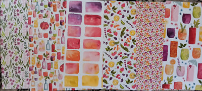 Stampin up 6 Blätter Designerpapier Drinks und gute Laune  15 x 30,5cm