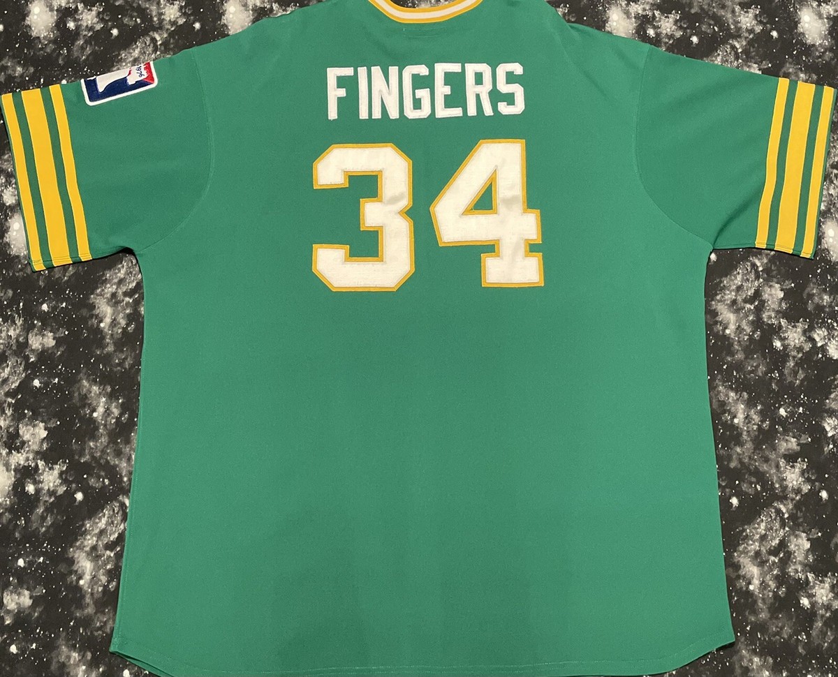 Authentic Vintage Mitchell & Ness Oakland Athletics Rollie Fingers Authentic Vintage Mitchell & Ness Oakland Athletics Rollie Fingers
