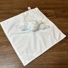 Carter s White Lamb Sheep Lovey Baby Security Blanket Pacifier Strap Holder