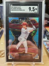 2020 Panini Prizm Shogo Akiyama RC Carolina Blue 2/35 SGC 9.5 MINT +  REDS
