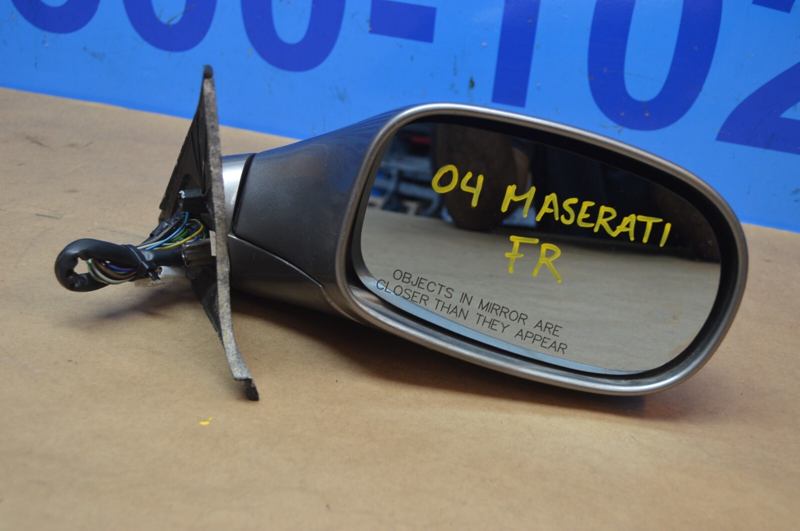 2004 M138 MASERATI GT COUPE RIGHT PASSENGER SIDE DOOR MIRROR ASSEMBLY
