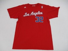 Adidas Blake Griffin Los Angeles Clippers Shirt Men Large Red Crew Neck NBA