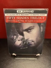 Fifty Shades Trilogy Steelbook (4K UHD+Blu-ray+Digital) Factory Sealed OOP