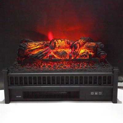 1400w 23 Electric Fireplace Logs Heater Realistic Flame Hearth