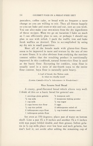 Vintage Gluten Free Cookbook GOURMET FOOD on a WHEAT-FREE DIET Marion N. Wood - Foto 4 di 10