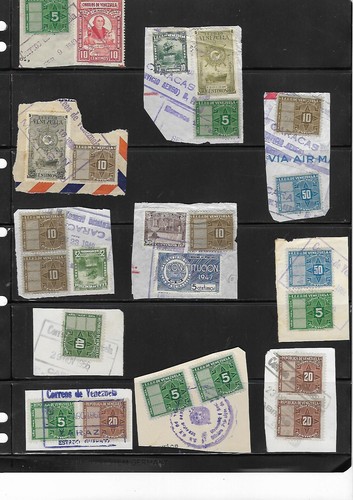 Venezuela: good lot values of fiscal tax in fragments postage, EBV1146 - Picture 2 of 2
