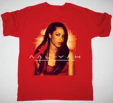 NEW Aaliyah Singer Gift for Fan Shirt Red All Size S-5XL