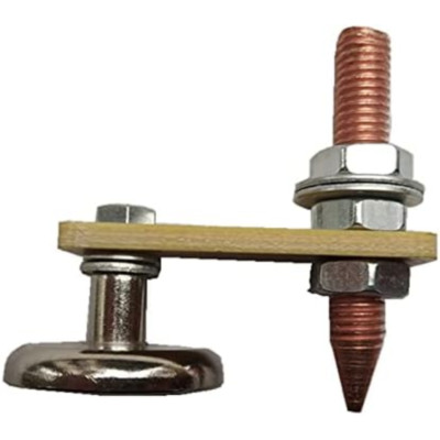 Connettore magnetico di messa a terra, morsetto di messa a terra magnetico regolabile su supporto per saldatrice per utensili elettrici(MWGC1-200F