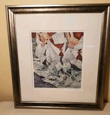 Greg Harlin American Revolutionary war art print British soldiers Limited Ed. 