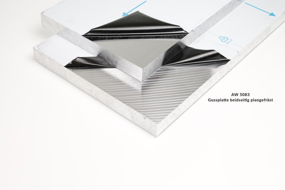 Aluminium Gussplatten beidseitig plangefräst 5-8mm AW5083 Alu Platten