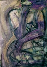 acrylic paintings original by artist Diana Hughes