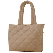 Tote Bag for Women, Quilted Tote Bag with Zipper, Puffer Tote Work Bag, Handbags