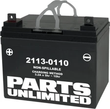 Parts AGM Factory Activated Maintenance-Free Battery U1-32 YXR Rhino 2113-0110
