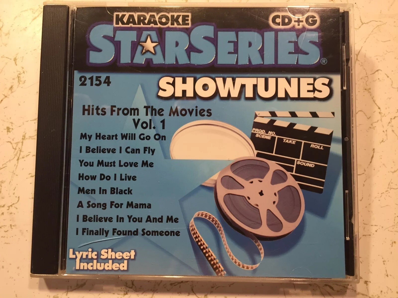 SOUND CHOICE KARAOKE CDG Hits From The Movies Volume 1 2154 Showtunes